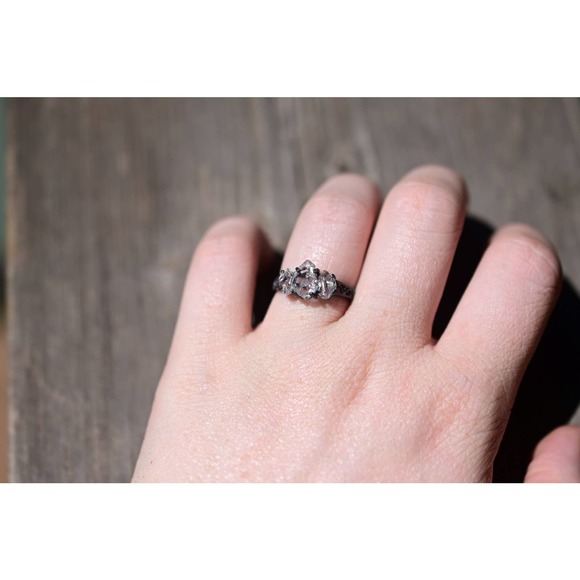 Art deco ring promise anniversary gift for women size 3 4 5 6 7 8 9 10 1… - Picture 9 of 10